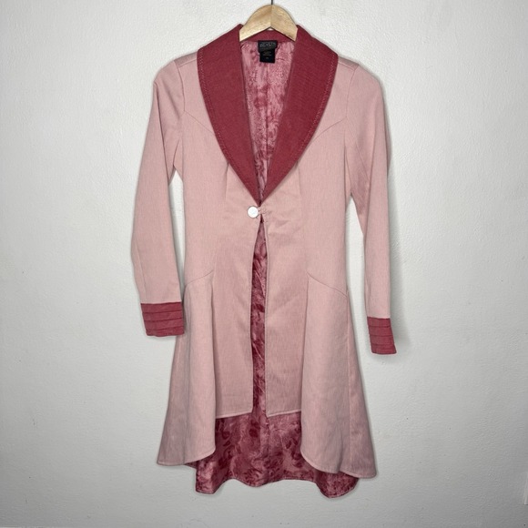 Fantastic Beasts Coat Womens XS Queenie Goldstein Jacket Pink Costume Hot Topic - Picture 1 of 10